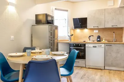 Cuisine ou kitchenette dans l'établissement Star Of Life