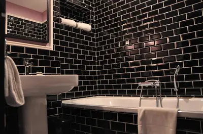 Salle de bains dans l'établissement Alba Opéra Hôtel