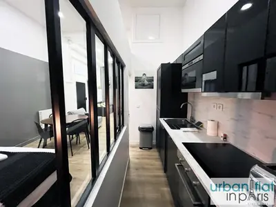 Cuisine ou kitchenette dans l'établissement 05 - Parisian Design Loft