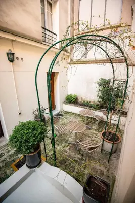 Jardin de l'établissement Paris-Oasis Montmartre