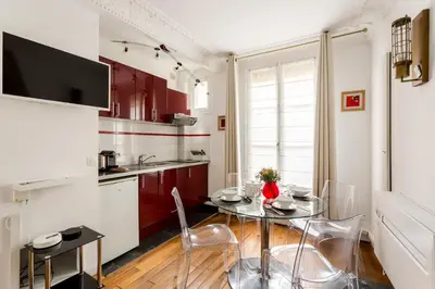 Cuisine ou kitchenette dans l'établissement Saint Paul le Marais Charlemagne