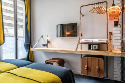 Cuisine ou kitchenette dans l'établissement Hotel Restaurant Au Boeuf Couronné