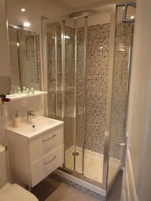 Salle de bains dans l'établissement Résidence du Cygne - Swan Residence - Paris centre