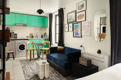 Cuisine ou kitchenette dans l'établissement My Maison In Paris - Sentier