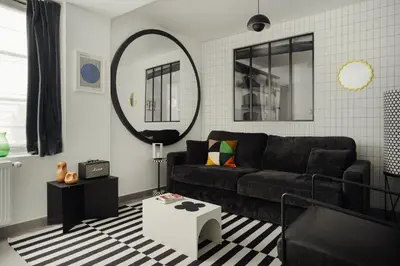 Coin salon dans l'établissement My Maison In Paris - Sentier