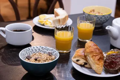 Nourriture dans l'hôtel ou à proximité