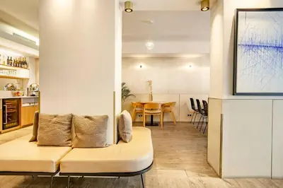 Cuisine ou kitchenette dans l'établissement Hotel Opéra Marigny
