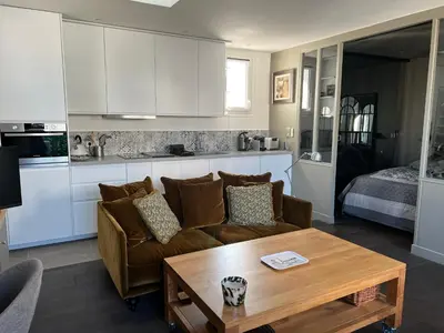 Cuisine ou kitchenette dans l'établissement Parenthèse idéale Montorgueil loft In Paris
