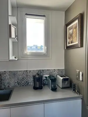 Cuisine ou kitchenette dans l'établissement Parenthèse idéale Montorgueil loft In Paris