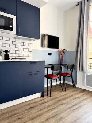 Cuisine ou kitchenette dans l'établissement YAYS Paris Zola by Numa