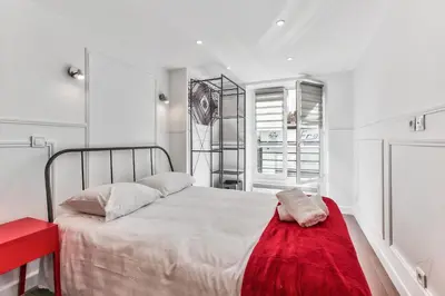 Un ou plusieurs lits dans un hébergement de l'établissement 40-Flat Paris Eiffel