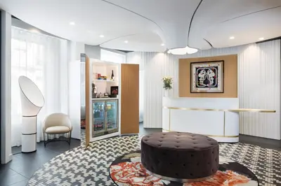 Cuisine ou kitchenette dans l'établissement Hôtel Pastel Paris