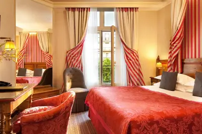 Coin salon dans l'établissement Au Manoir Saint Germain