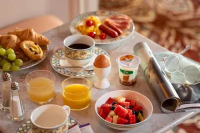 Nourriture dans l'hôtel ou à proximité