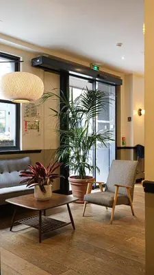 Coin salon dans l'établissement Hôtel Des Arts-Bastille