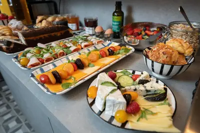 Nourriture dans l'hôtel ou à proximité