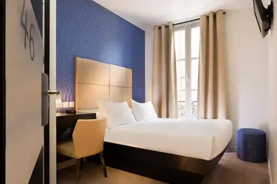 Un ou plusieurs lits dans un hébergement de l'établissement Le Relais du Marais