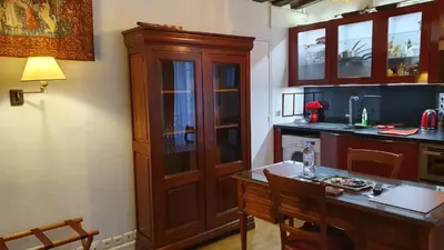 Cuisine ou kitchenette dans l'établissement Bernardo 42 Galande