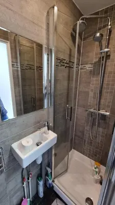 Salle de bains dans l'établissement Le Studio du Palais