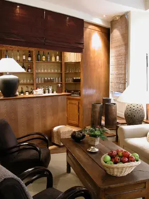 Coin salon dans l'établissement Le Clos Medicis