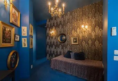 Coin salon dans l'établissement Sourire Boutique Hôtel Particulier