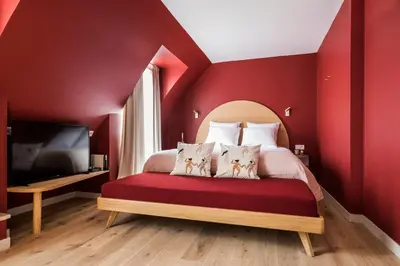 Un ou plusieurs lits dans un hébergement de l'établissement Hôtel AMI - Orso Hotels
