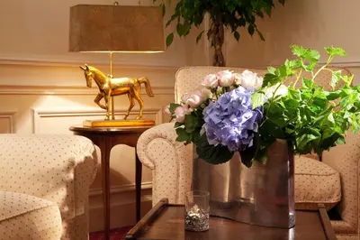 Coin salon dans l'établissement Hotel d'Angleterre