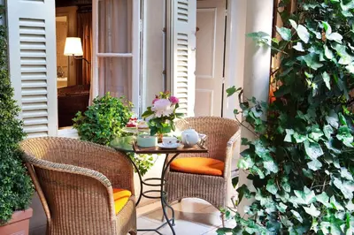 Coin salon dans l'établissement Hotel d'Angleterre