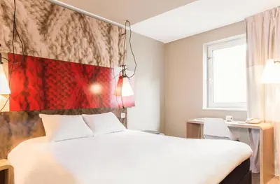 Un ou plusieurs lits dans un hébergement de l'établissement ibis Paris Bastille Faubourg St Antoine