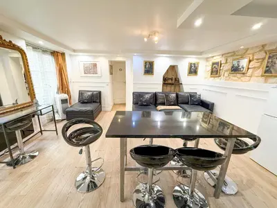 Coin salon dans l'établissement Urban Flat 42 - LUXURY FLAT