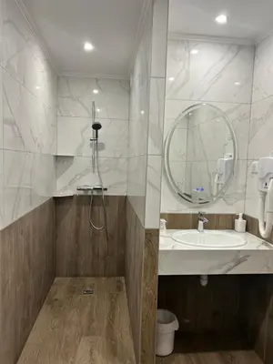 Salle de bains dans l'établissement Hotel du Dragon