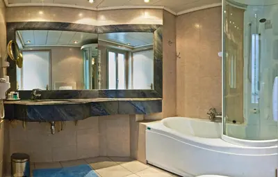 Salle de bains dans l'établissement Hôtel Du Midi Paris Montparnasse