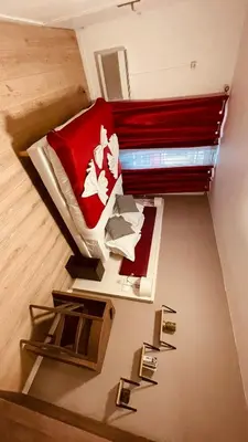 Un ou plusieurs lits dans un hébergement de l'établissement Jeff Hotel