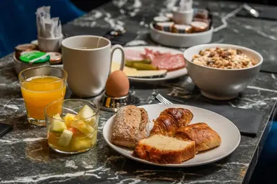Nourriture dans l'hôtel ou à proximité