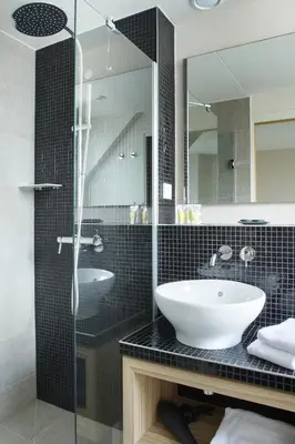 Salle de bains dans l'établissement Hotel Auguste