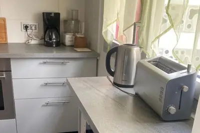 Cuisine ou kitchenette dans l'établissement Eiffel seightseing