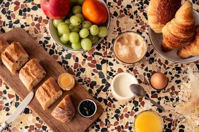 Nourriture dans l'hôtel ou à proximité
