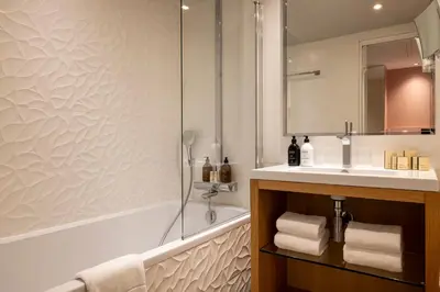 Salle de bains dans l'établissement Hotel Chavanel