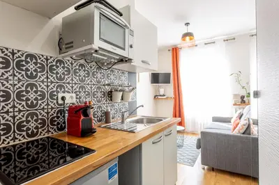 Cuisine ou kitchenette dans l'établissement Studio - Gabriel Peri