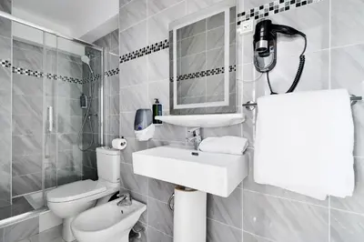 Salle de bains dans l'établissement Altona
