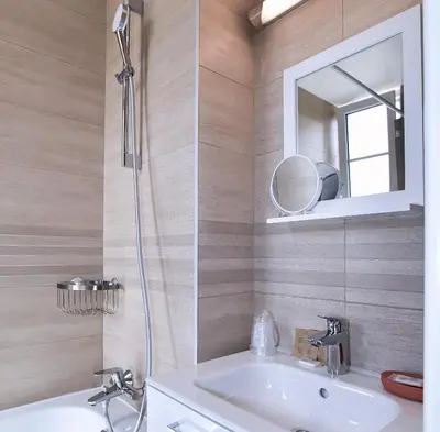 Salle de bains dans l'établissement Hôtel Villa Sorel - Paris Boulogne
