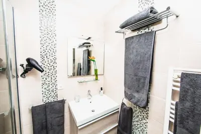 Salle de bains dans l'établissement Paris City Flat App entier N106 F3