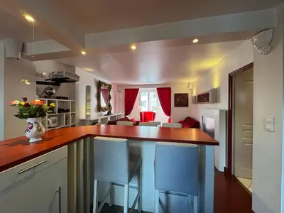 Cuisine ou kitchenette dans l'établissement Red Flat Paris