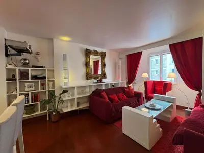 Coin salon dans l'établissement Red Flat Paris
