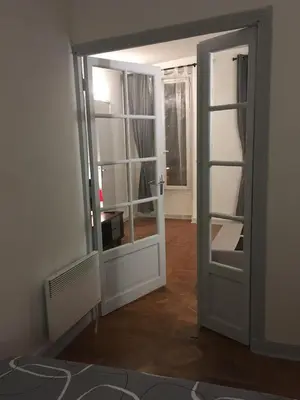 Un ou plusieurs lits dans un hébergement de l'établissement Montmartre Lovely