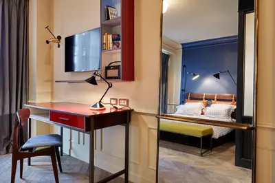 Un ou plusieurs lits dans un hébergement de l'établissement The Hoxton, Paris