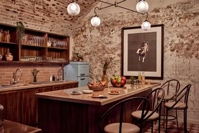 Cuisine ou kitchenette dans l'établissement The Hoxton, Paris