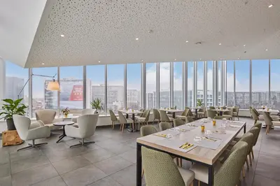 Restaurant ou autre lieu de restauration dans l'établissement Appart'hôtel Odalys City - Paris XVII
