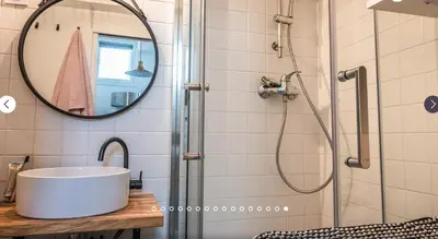 Salle de bains dans l'établissement Appartement type loft