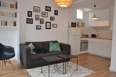 Cuisine ou kitchenette dans l'établissement Appartement type loft